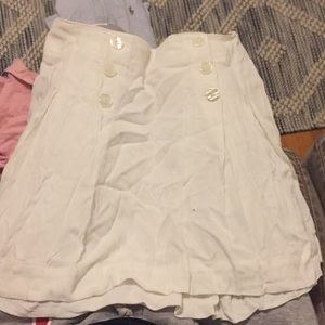 White skirt Free People